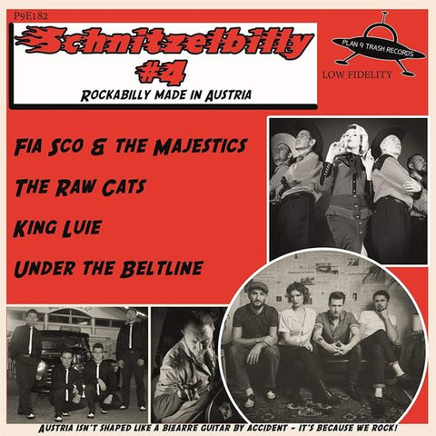 Fia Sco & The Majestics, The Raw Cats, King Luie, Under The Beltline - Schnitzelbilly #4 Rockabilly Made In Austria