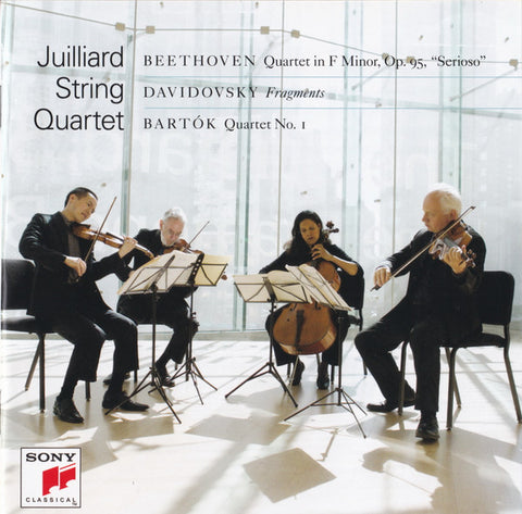 Juilliard String Quartet, Beethoven / Davidovsky / Bartók - Quartet In F Minor, Op. 95, “Serioso” / Fragments / Quartet No. 1