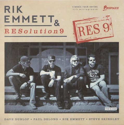 Rik Emmett & RESolution9 - RES 9