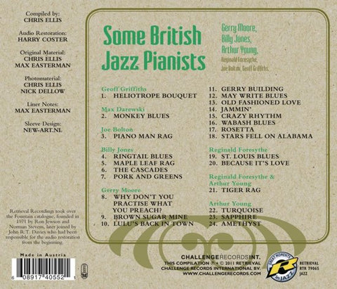 Various - Some British Jazz Pianists