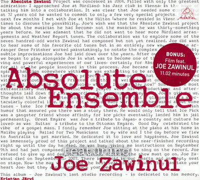 Absolute Ensemble Featuring Joe Zawinul - Absolute Zawinul