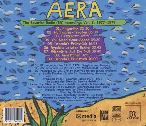 Aera - The Bavarian Broadcast (BR) Recordings Vol. 2, 1977 - 1979