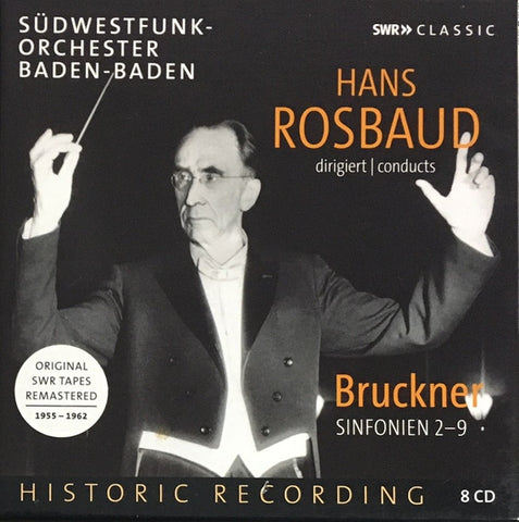 Hans Rosbaud, Bruckner, Südwestfunk-Orchester Baden-Baden - Hans Rosbaud Conducts Bruckner: Sinfonien 2-9