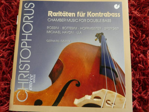 Gerhard Dzwiza, Rossini, Bottesini, Hoffmeister, Sperger, Michael Haydn - Raritäten Für Kontrabass Chamber Music For Double Bass