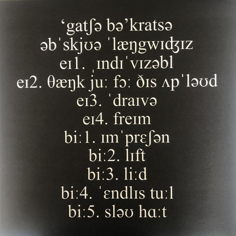 Gacha Bakradze - Obscure Languages