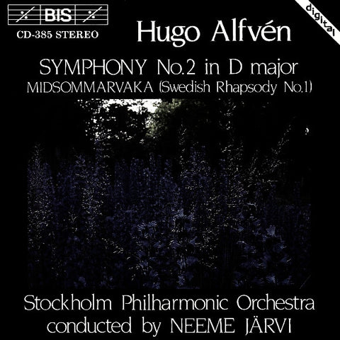 Hugo Alfvén - Stockholm Philharmonic Orchestra, Neeme Järvi - Symphony No. 2 In D Major / Midsommarvaka (Swedish Rhapsody No.1)