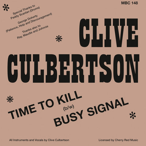 Clive Culbertson - Time To Kill / Busy Signal