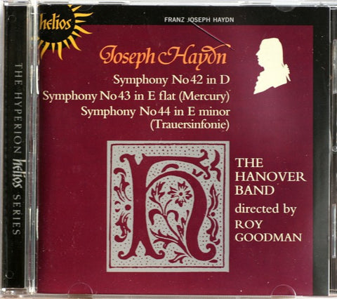 Joseph Haydn, Hanover Band, Roy Goodman - Symphonies Nos. 42, 43 (Mercury), 44 (Trauersinfonie)