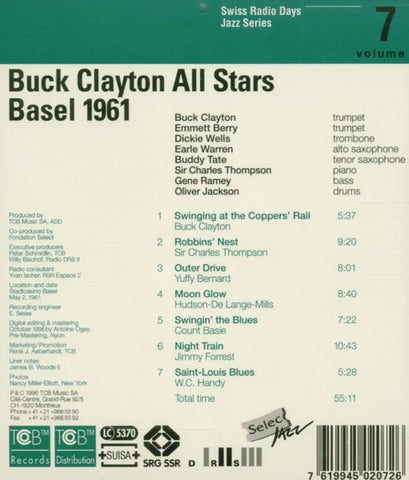 Buck Clayton All Stars - Basel 1961