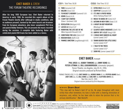 Chet Baker & Crew - The Forum Theatre Recordings