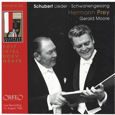 Schubert, Hermann Prey, Gerald Moore - Lieder, Schwanengesang