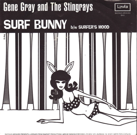 Gene Gray And The Stingrays, - Surf Bunny / Surfer's Mood