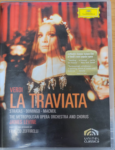 Verdi : Stratas • Domingo • MacNeil • The Metropolitan Opera Orchestra And Chorus, James Levine Directed And Designed By Franco Zeffirelli - La Traviata