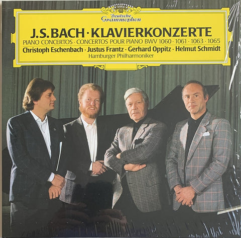 J.S. Bach - Christoph Eschenbach • Justus Frantz • Gerhard Oppitz • Helmut Schmidt • Hamburger Philharmoniker - Klavierkonzerte = Piano Concertos = Concertos Pour Piano BWV 1060 • 1061 • 1063 • 1065