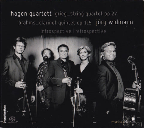 Johannes Brahms / Edvard Grieg - Hagen Quartett, Jörg Widmann - Introspective - Retrospective