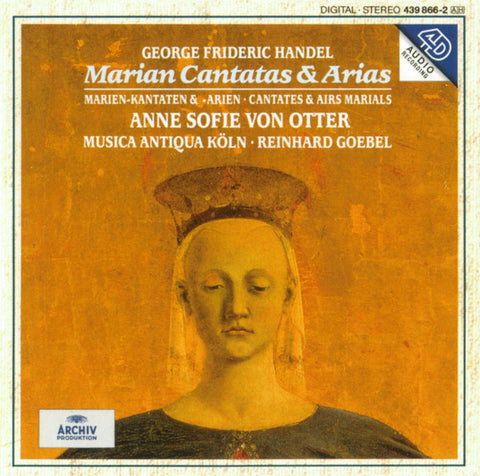 George Frideric Handel – Anne Sofie Von Otter, Musica Antiqua Köln, Reinhard Goebel - Marian Cantatas & Arias