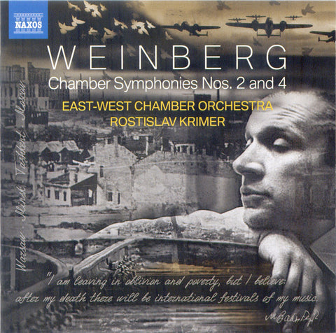 Mieczysław Weinberg, East-West Chamber Orchestra, Rostislav Krimer - Chamber Symphonies Nos. 2 And 4