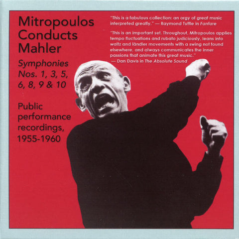 Gustav Mahler, Dimitri Mitropoulos - Symphonies Nos. 1, 3, 5, 6, 8, 9 & 10
