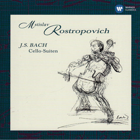 J.S. Bach, Mstislav Rostropovich - Cello-Suiten = Cello Suites =  Suites Pour Violoncelle