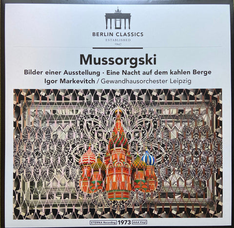 Mussorgski, Gewandhausorchester Leipzig, Igor Markevitch - Bilder Einer Ausstellung / Eine Nacht Auf Dem Kahlen Berge