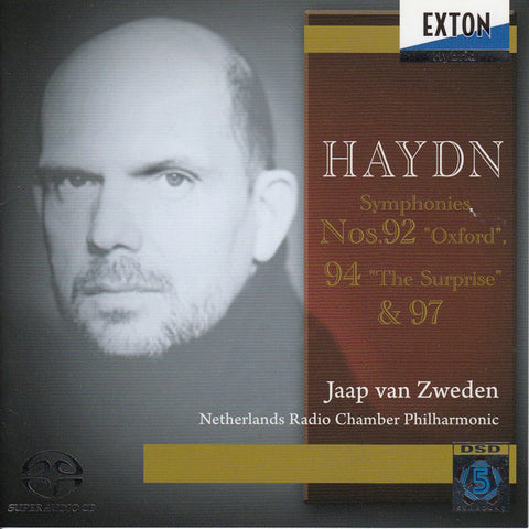 Haydn, Jaap van Zweden, Netherlands Radio Chamber Philharmonic - Symphonies Nos. 92 