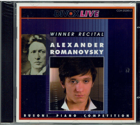 Alexander Romanovsky - Busoni Competition 2001