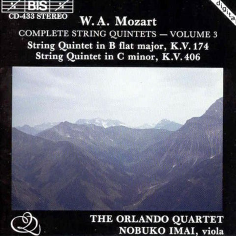 W. A. Mozart, The Orlando Quartet, Nobuko Imai - String Quintet In B Flat Major, K.V. 174 / String Quintet In C Minor, K.V. 406