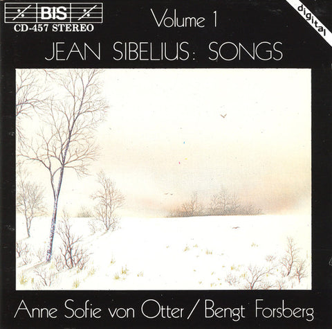Jean Sibelius / Anne Sofie Von Otter, Bengt Forsberg - Songs, Volume 1