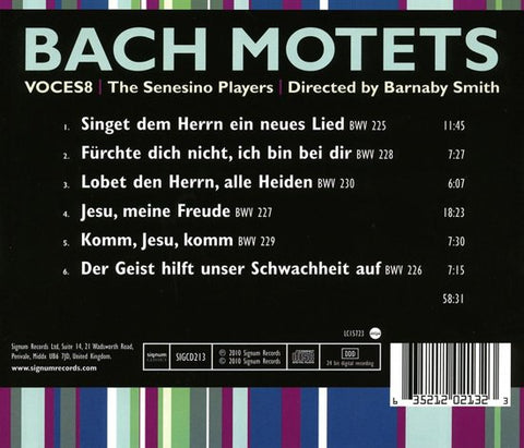 Bach, Voces8 - Motets