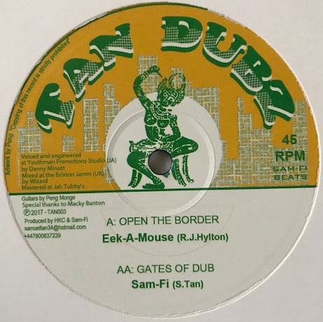Eek-A-Mouse, Sam-Fi, Diggory Kenrick - Open The Border / Skyline Special
