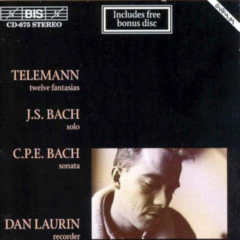Telemann, J.S. Bach, C.P.E. Bach, Dan Laurin - Twelwe Fantasias - Solo - Sonata